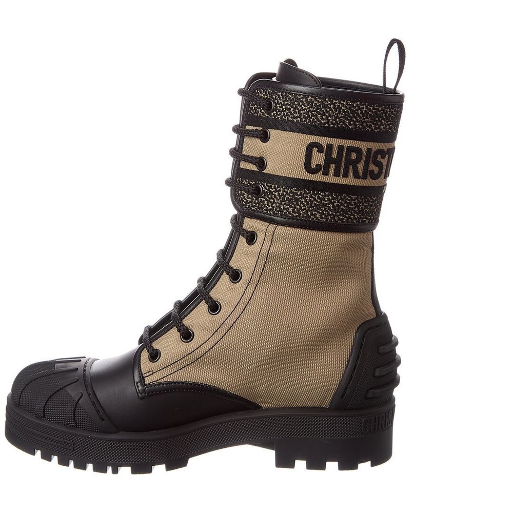 Dior D-Major Canvas & Rubber Boot - Picture 2 of 6